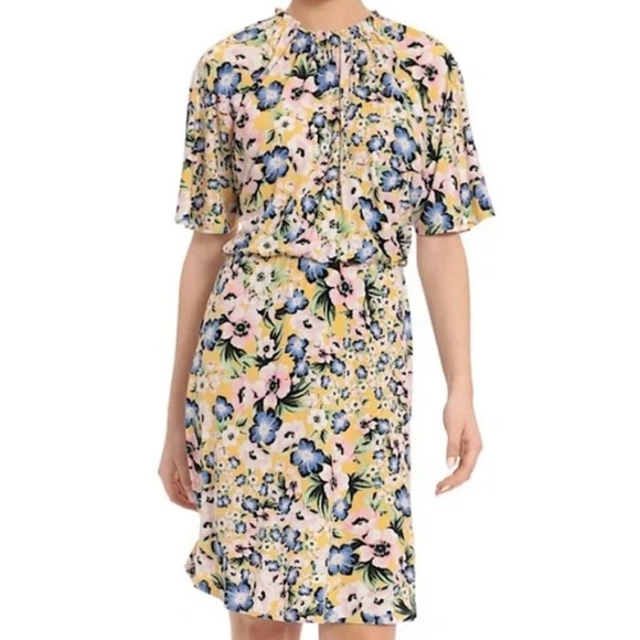 MAGGY LONDON‎ Women’s Midi Floral Print  Dresss Size 10 - Picture 2 of 12